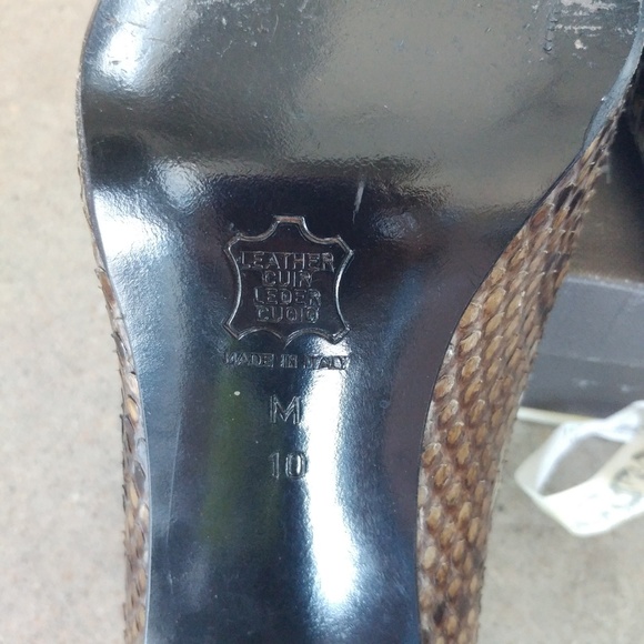 Richard Tyler Snake Skin Heels - Picture 2 of 5